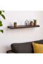 Floating Wall Shelf 24x4x60cm - Walnut - 2