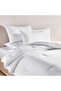 Waffle Stripe 3- Piece King Comforter Set 240x260cm - White
