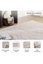 Erin Velvet Shaggy Rug 160x230cm - Cream - 5