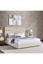Juliette King Bed 180x200 - Beige