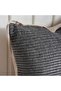 Boston Feather Filled Cushion 50x50cm - Grey - 2