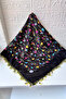 Handcrafted Daisy Embroidered Scarf Cheesecloth Gift Dowry - 3