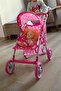 4-Wheeled, Metal Frame, Foldable, Polka Dot Patterned Children's Toy Stroller - 55 CM - 5