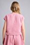 100% Cotton Short Sleeve Dark Rose Blouse Girls H6899A826Hs - 6