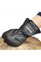 Motorcycle Gloves Genuine Leather Protected Black Motor Gloves - 3