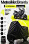 Motorcycle Cover for Bajaj Dominar, Black, Waterproof , Durable (THICKEST) Fabric, Lifetime Use