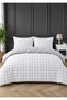 Mature Duvet Cover Set Double Artus Gray
