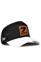 White-Black Trucker Hat with Number 7 Logo - 6