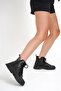 23K310-14 Women's Woolen Non-Slip Sole Leather Boots - 3