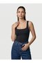 Women's Square Neck Thick Strap Snap Fastener Body Slim Fit Tight Fit Lycra Bodysuit