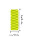 Fluorescent yellow 10pcs/set Car Bumper Reflective Safety Strip Stickers Car Reflective Sticker Refl - 3