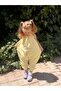 100% Organic Double Layer Muslin Girls' Shalwar Jumpsuit Yellow - 3