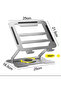 Steel 360 Model Folding Tablet Stand Foldable Metal Tablet Holder Stand for Tablet and Phone - 6