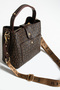 Original Women's 4 Compartment Luxury Soft Leather Stylish Hand and Shoulder Bag with Adjustable Cross Column Strap - 6