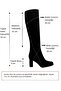Black Lace-Up Casual Women's Boots L610130909 - 6