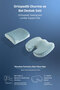 Visco Orthopedic Sitting and Lumbar Support Cushion Set, Back Pillow and Coccyx Cushion - 4