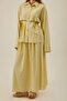 Windbreaker Linen Skirt Set Butter Yellow - 6