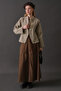 Pens Detailed Short Jacket Stone - 7