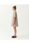 Loose Shirt Collar Short Sleeve Dress - 5