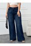 High Waist Wide Leg Cotton Jeans