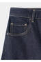 Mid-Waisted Rinse Wash Barrel Jeans - 5
