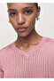 Short Sleeve Glitter Sweater - 6