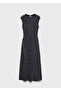 Floral satin jacquard dress - 3