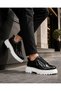 Black Patent Leather White Sole Men's Shoes - Shiny Leather Easy-To-Clean Comfortable Casual Sports Shoes Kb 702 - 7