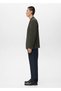 Dar kesimli mini dokuma blazer ceket - 7