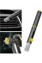 Car Detailing Brush with Retractable Brushes,Tire Hook and Tungsten Steel Safety Hammer,Multi-Functional Auto Interior and Exterior Cleaning Tool - 2
