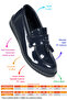 Cision Patent Leather Bow Tie Boys School Circumcision Shoes - 2