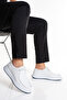 Genuine Leather Men's Casual Shoes White Orthopedic Sole Comfortable Milano Model - 3