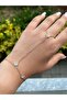 Zircon Stone Clover Flower Model Adjustable Steel Shahmeran - 5