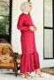 Dress Burgundy - 13202 - 5
