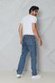 Men's Stone Baggy Jeans - Wide Fit Casual Comfortable Denim Jean - 6