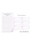 Daily Lesson / Study / Exam Planner Undated Agenda 22X15 cm Pink Color - 5
