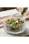 Starry Crystal Cutting Bowl 24 cm Handmade / Luxury Salad Presentation Bowl
