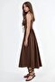 Busem Buttoned Square Neck Midi Dress - 3