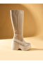 MONICA Ecru Women's Boots - 4