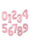 Foil Balloon Set Barbie Heart Pink 4 Year Old Balloon Set Barbie Concept Birthday Set Age Balloon Set - 7