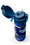 Kids Navy Blue Cobalt Blue Camouflage Patterned Straw and Direct Drinking Steel Thermos 500 ml 31889 - 3