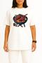 Oversized Grilled Steak on the Grill Breast Printed Unisex T-Shirt - 2
