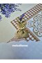 Thick Fiber Backing Wax Purple Lilac Lavender Floral Pattern Non-Slip Pvc Round Oilcloth Tablecloth - 2