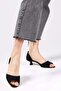 Adrian Black Color Women's Low Heeled Shoes - 3