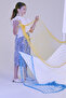 Cotton Striped Wide-Leg Pants and Blouse Set - 2