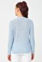 Women's Woven Sweater Baby Blue - 15113356 - 4