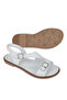 , Women's Genuine Leather Sandals 1611020Z5407 White - 6