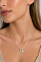 Brass Silver Color Minimal Star Model Women's Necklace - 2