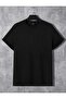 Unisex Black Back Detail King Printed Bottom Top Shorts T-shirt Set - 2