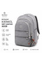 Unisex Crinkle Fabric Water Repellent Large Size Multi-Compartment Travel Backpack High School Junior High School Universite